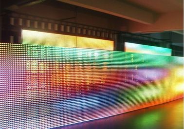 IP65 impermeabilizzano lo schermo di visualizzazione trasparente dello schermo di vetro LED/vetro trasparente di colore pieno