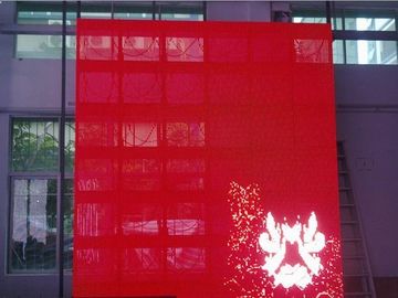 P20 video schermo di vetro trasparente all'aperto per i club, decorazione dello schermo 1R1G1B LED