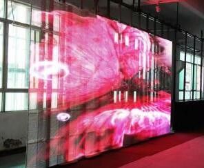 SMD impermeabilizzano parete trasparente 1R1G1B di P10 LED la video con il Governo di alluminio