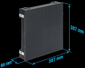 Luminosità all'aperto impermeabile dello schermo di visualizzazione del LED dell'affitto IP65 l'alta muore fusion d'alluminio