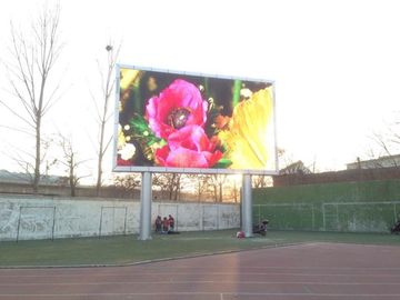 Grande pubblicità 1ft x 1ft dell'esposizione di LED dello stadio resistente alle intemperie con ROHS